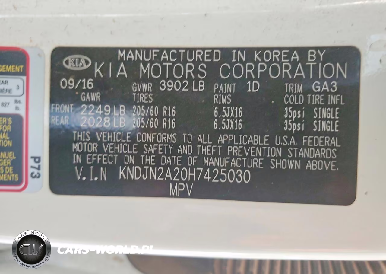 2017 Kia Soul Base VIN:KNDJN2A20H7425030 - 12