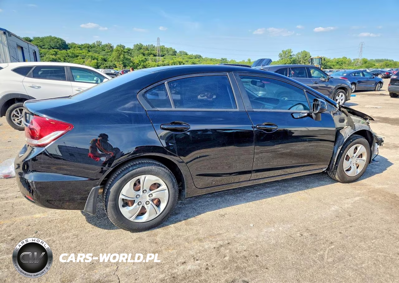 2013 Honda Civic Lx VIN:19XFB2F52DE051693 - 3
