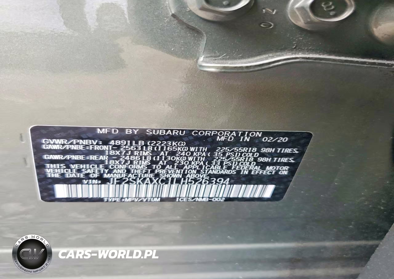 2020 Subaru Forester Touring VIN:JF2SKAXC1LH526394 - 13