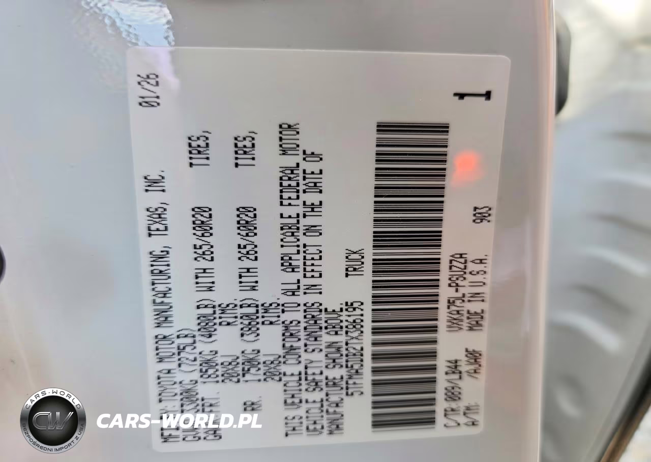2026 Toyota Tundra 1794 Edition VIN:5TFMA5DB2TX386195 - 13