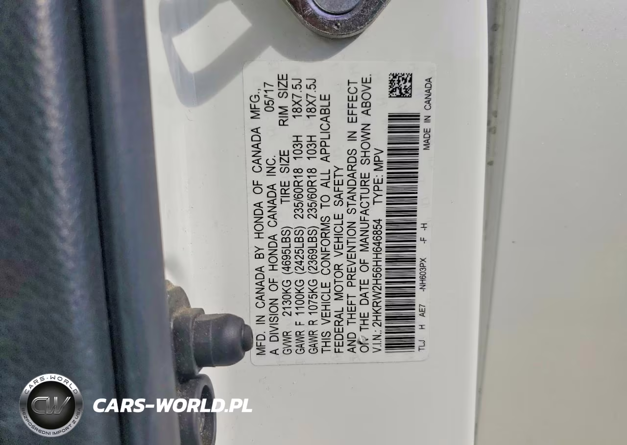 2017 Honda Cr-V Ex VIN:2HKRW2H56HH646854 - 12
