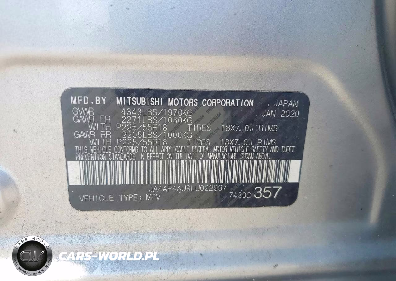 2020 Mitsubishi Outlander Sport Se VIN:JA4AP4AU9LU022997 - 13