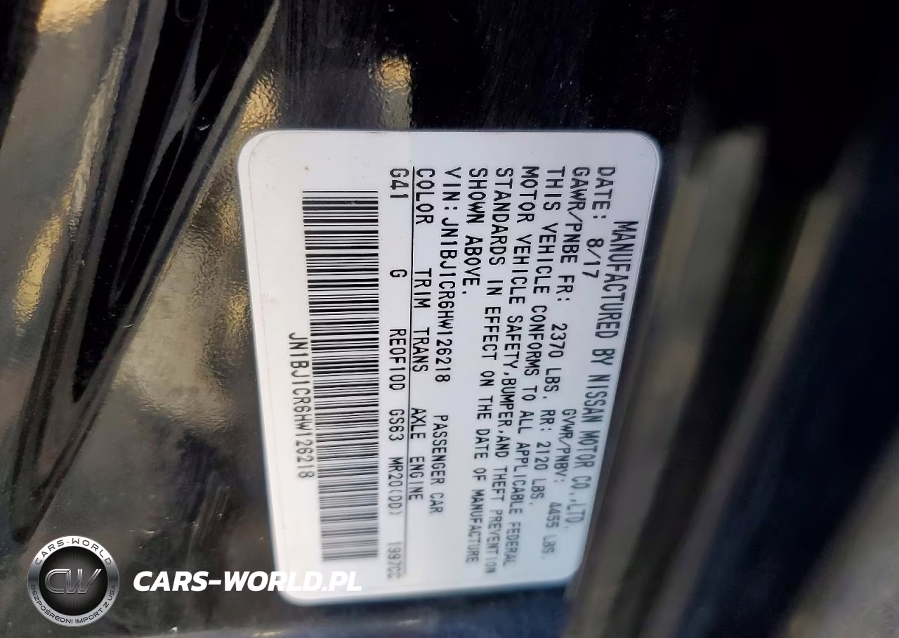 2017 Nissan Rogue Sport Sl VIN:JN1BJ1CR6HW126218 - 13
