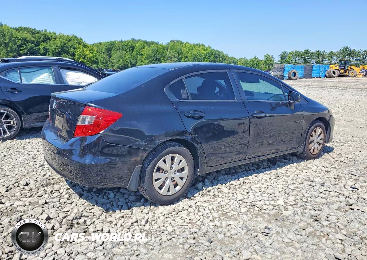 2012 Honda Civic Lx VIN:19XFB2F53CE357168 - 3