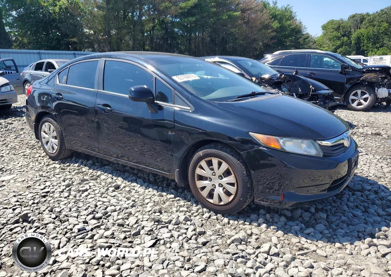 2012 Honda Civic Lx VIN:19XFB2F53CE357168 - 4