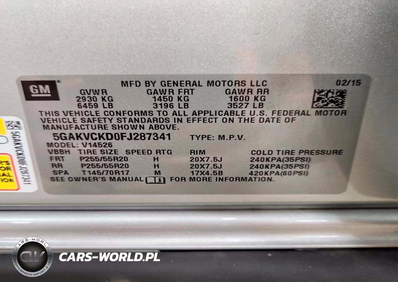 2015 Buick Enclave VIN:5GAKVCKD0FJ287341 - 13