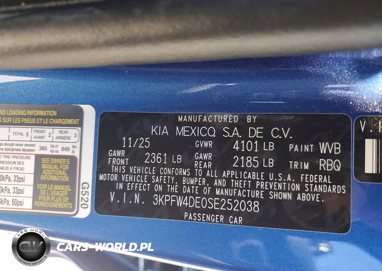 2025 Kia K4 Gt Line VIN:3KPFW4DE0SE252038 - 13