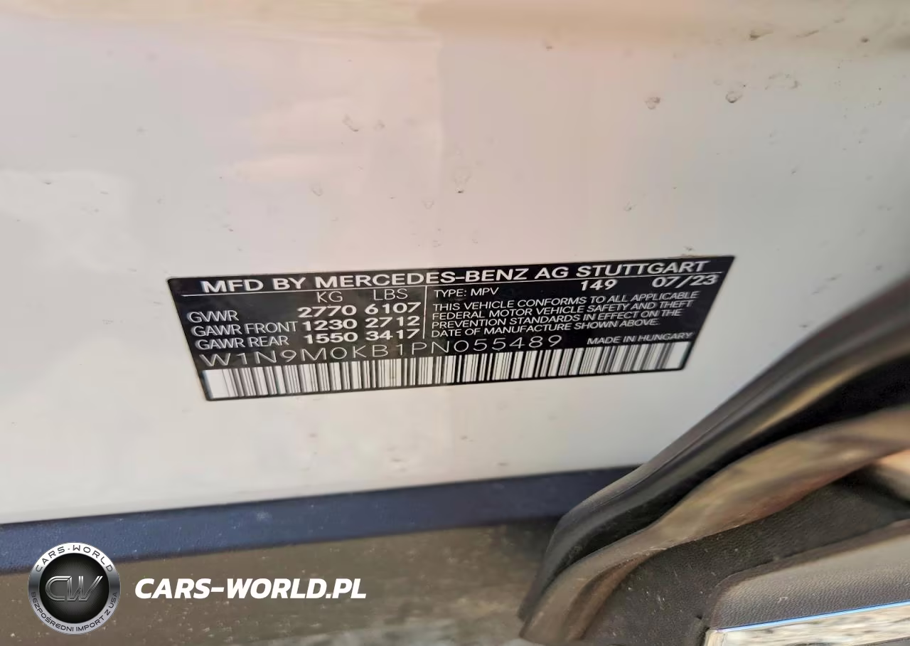 2023 Mercedes-Benz Eqb 300 4Matic VIN:W1N9M0KB1PN055489 - 13