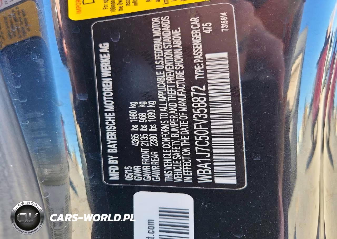 2015 BMW M235I VIN:WBA1J7C50FV358872 - 12