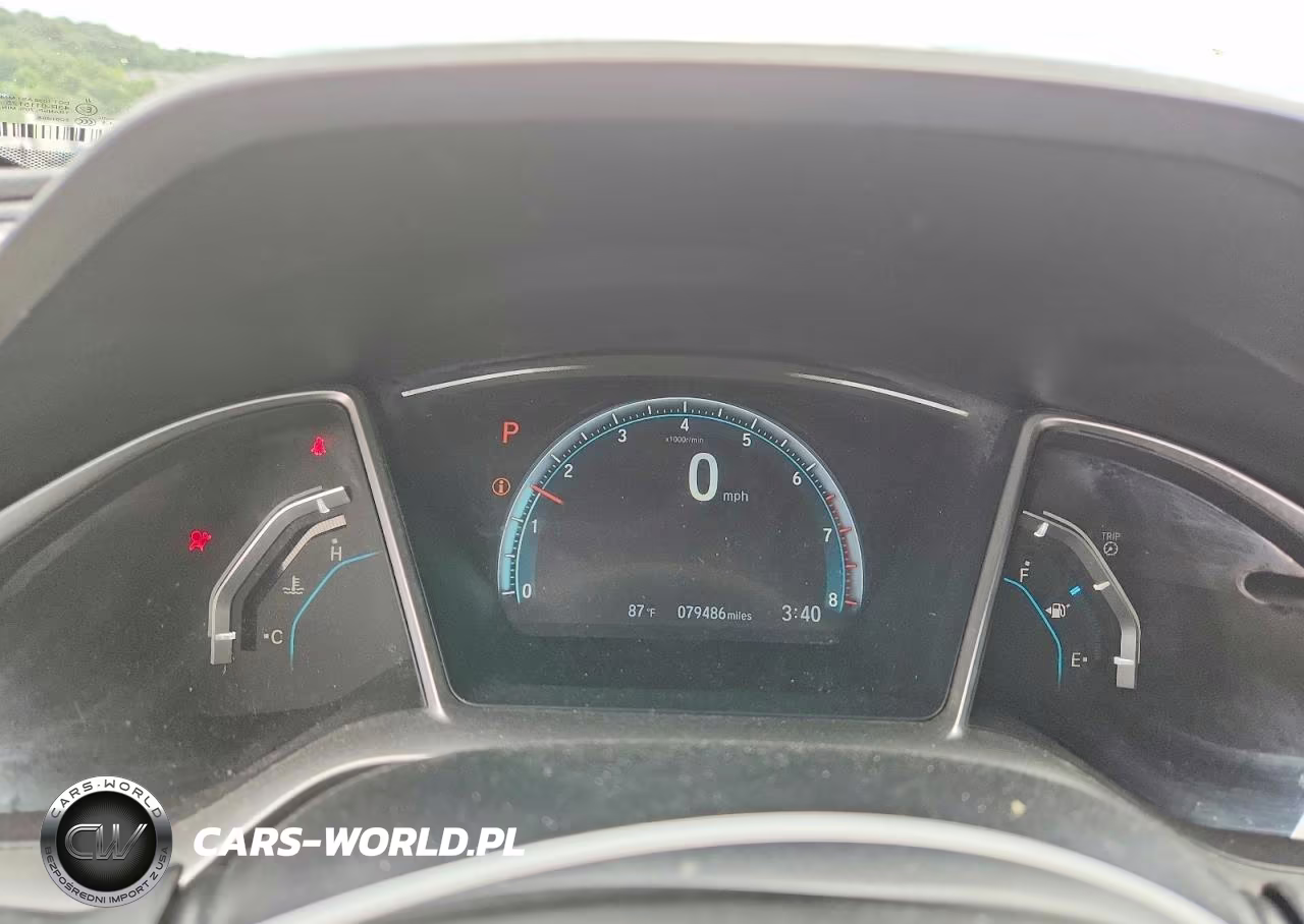 2018 Honda Civic Ex VIN:2HGFC3B35JH353617 - 9