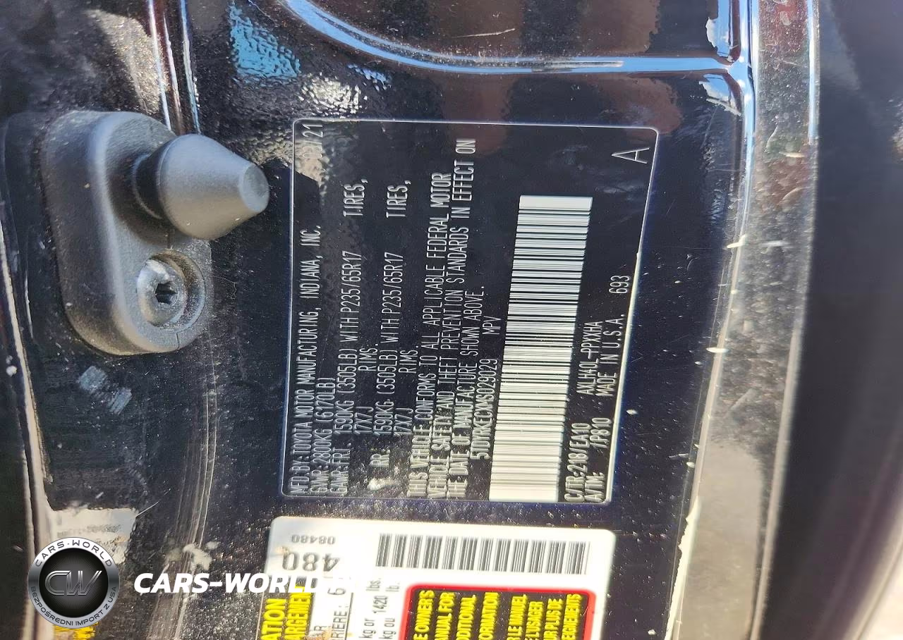 2021 Toyota Sienna Xle VIN:5TDYRKECXMS029029 - 13