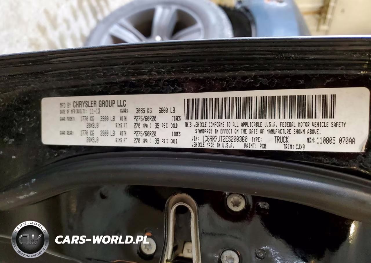2014 Ram 1500 Sport VIN:1C6RR7UT2ES200360 - 13