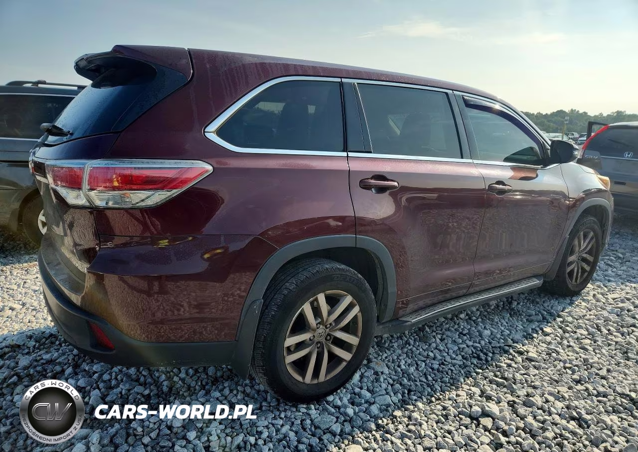 2014 Toyota Highlander Le VIN:5TDZARFH6ES004287 - 3