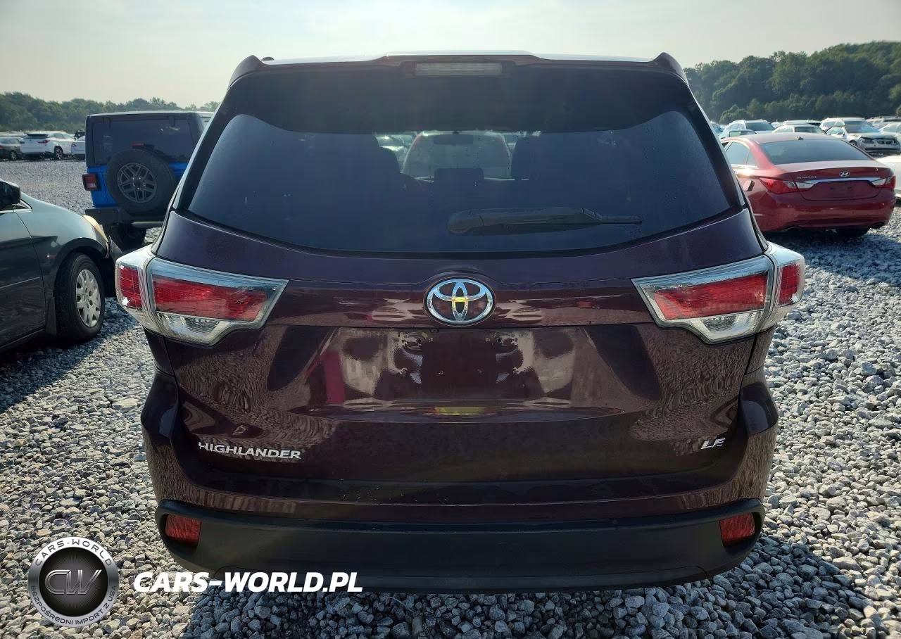 2014 Toyota Highlander Le VIN:5TDZARFH6ES004287 - 6