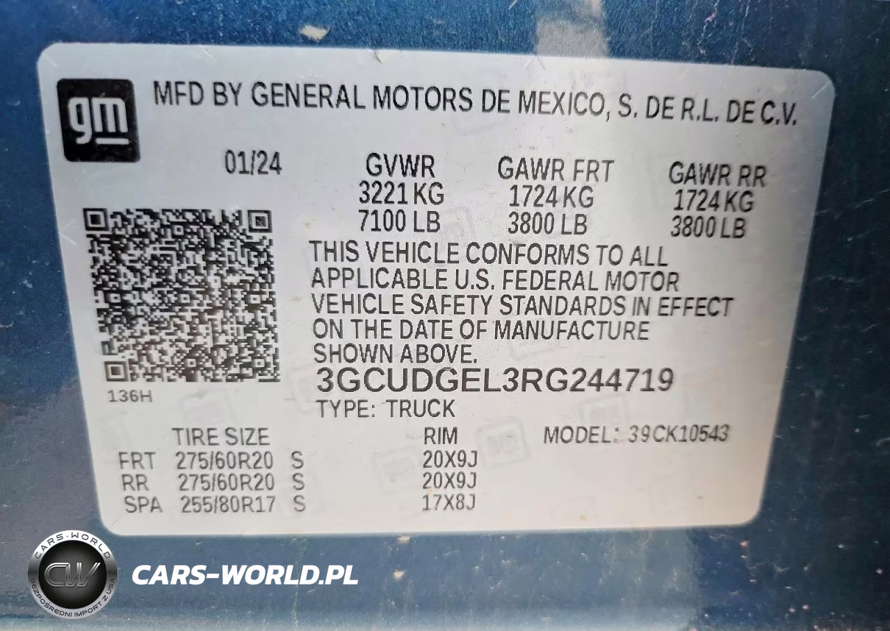 2024 Chevrolet Silverado K1500 Ltz VIN:3GCUDGEL3RG244719 - 13