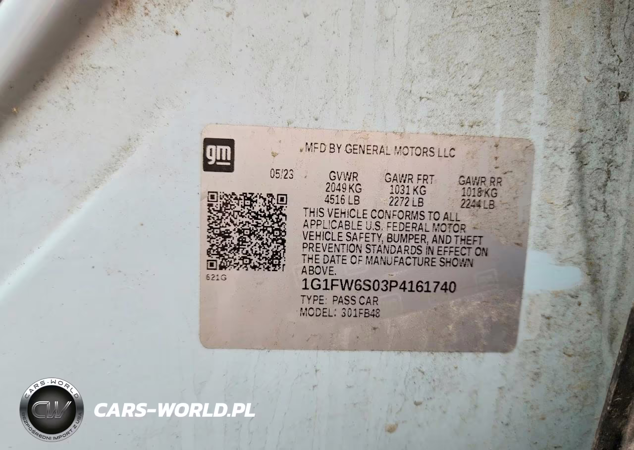 2023 Chevrolet Bolt Ev 1Lt VIN:1G1FW6S03P4161740 - 12
