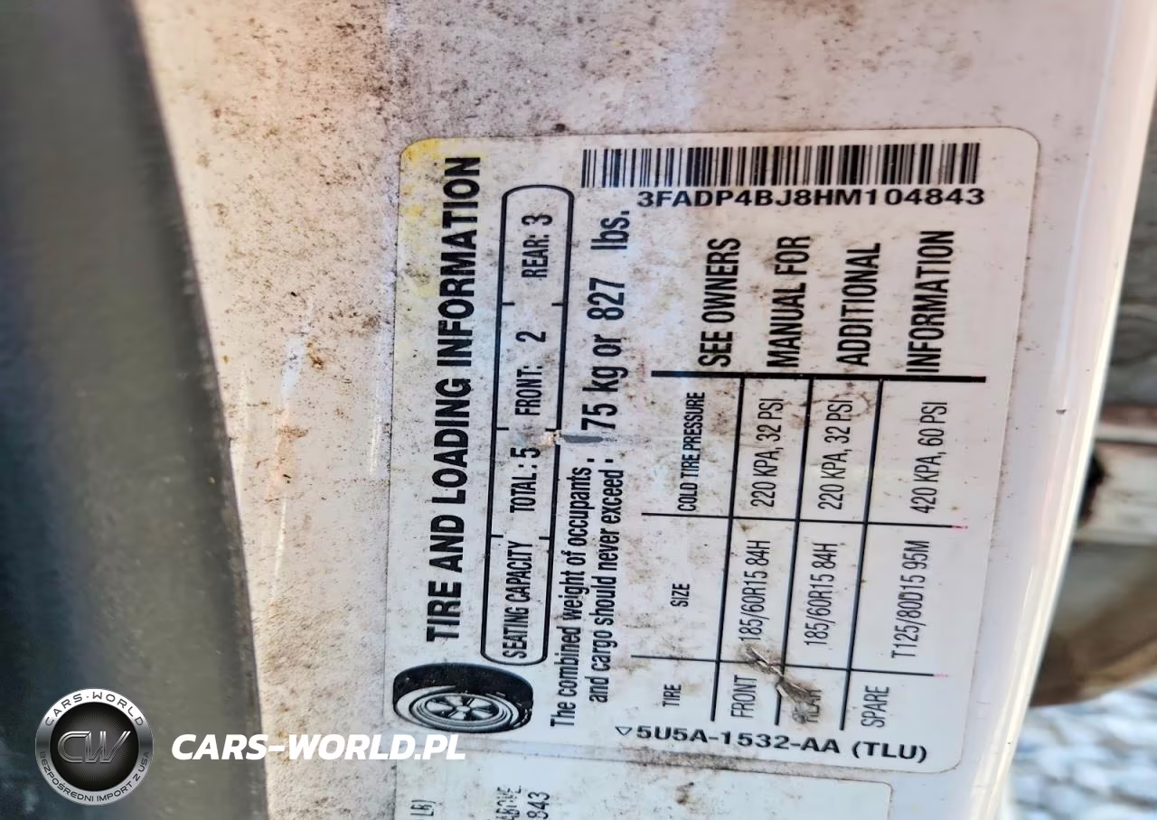 2017 Ford Fiesta Se VIN:3FADP4BJ8HM104843 - 12