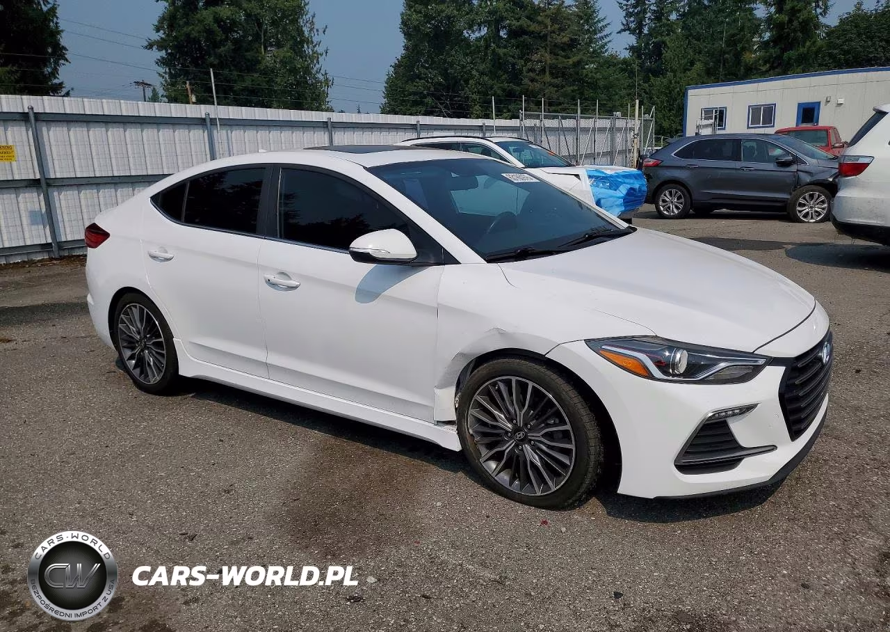 2018 Hyundai Elantra Sport VIN:KMHD04LB5JU705422 - 4