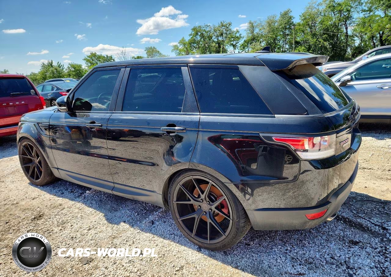 2016 Land Rover Range Rover Sport Sc VIN:SALWR2EF2GA590627 - 2
