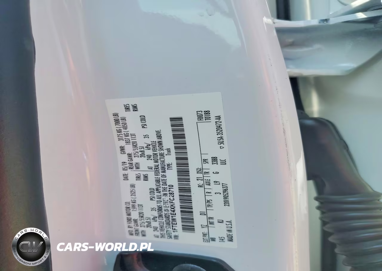 2019 Ford F150 Supercrew VIN:1FTEW1E4XKFC28710 - 12