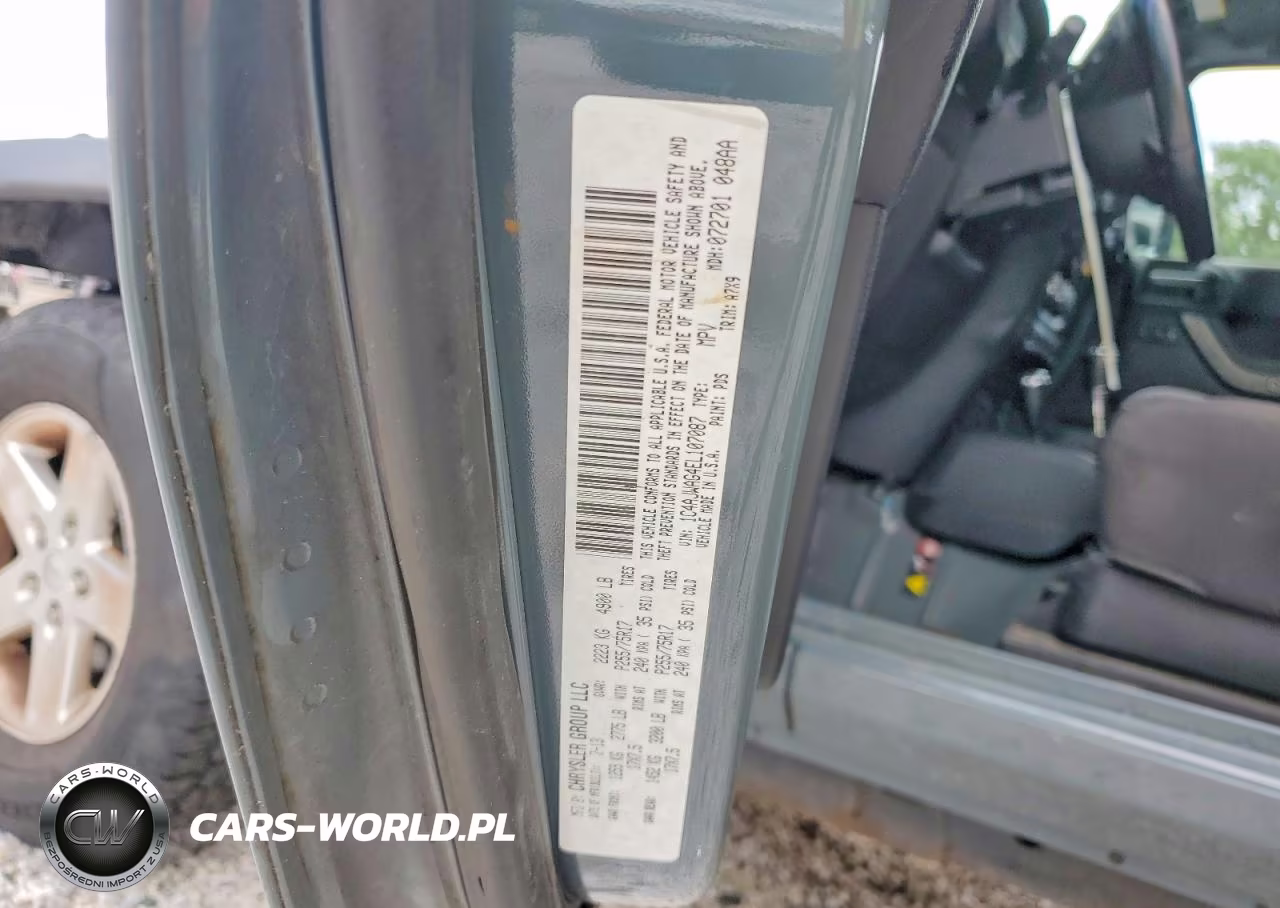 2014 Jeep Wrangler Sport VIN:1C4AJWAG4EL107087 - 12