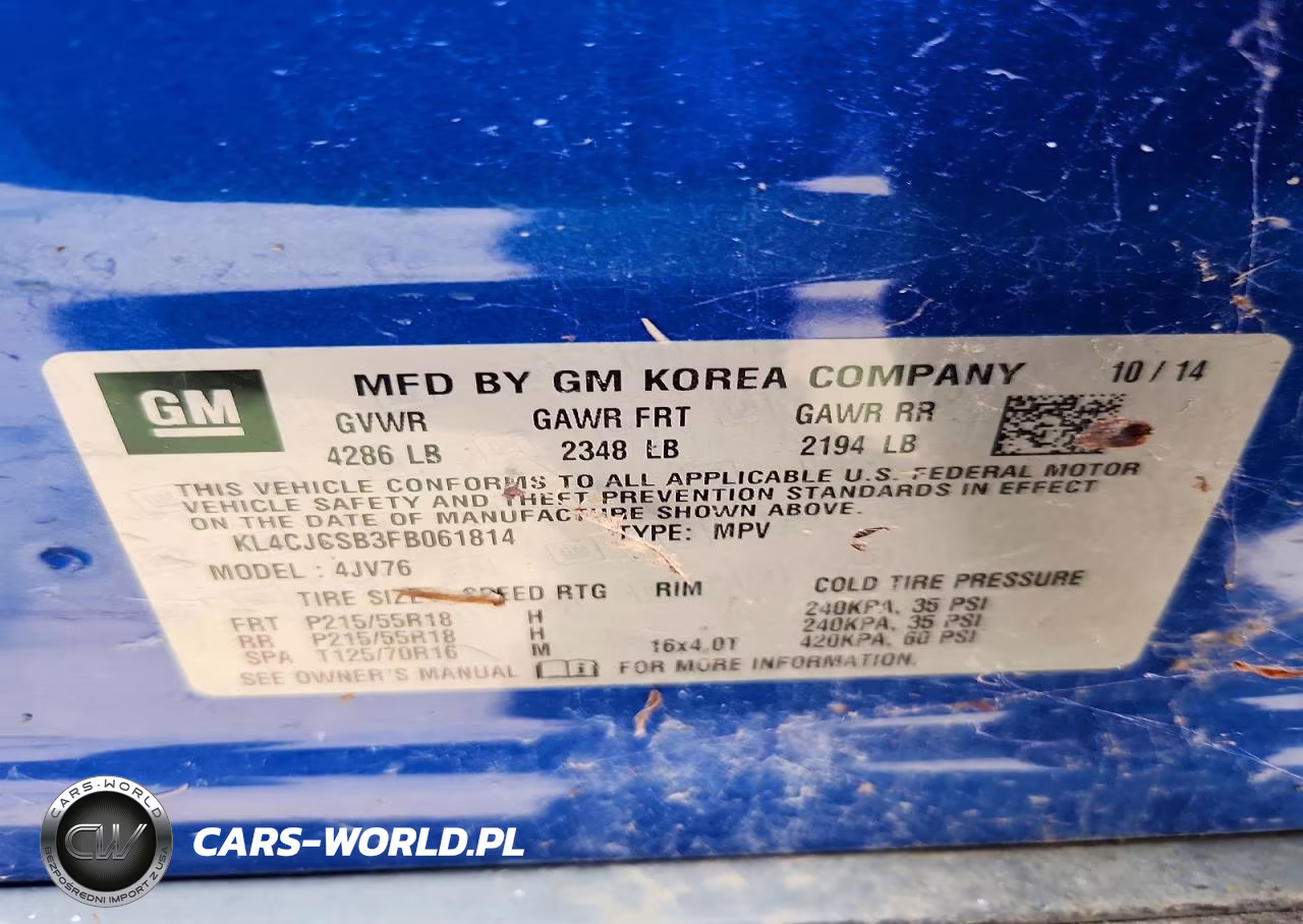 2015 Buick Encore VIN:KL4CJCSB3FB061814 - 12