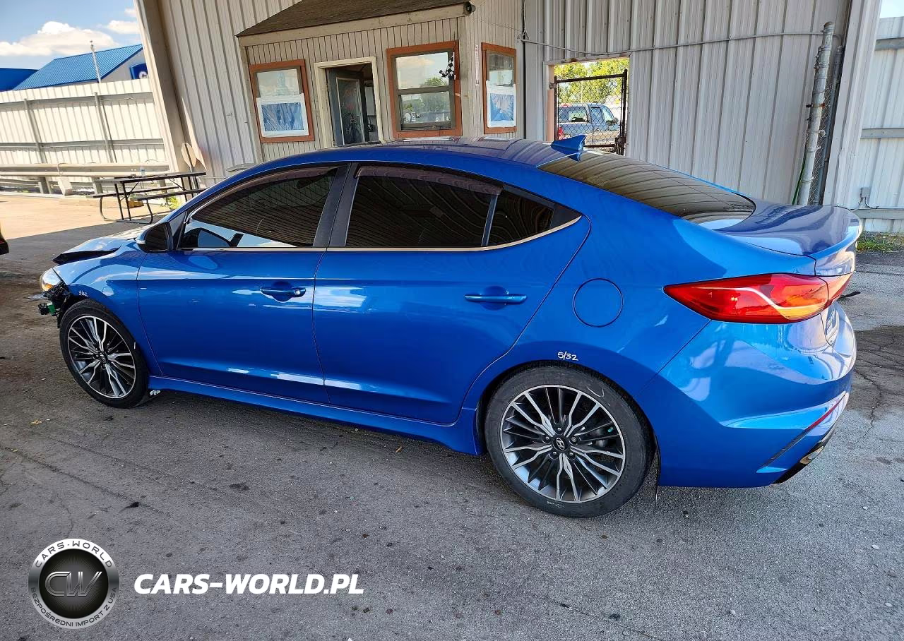 2018 Hyundai Elantra Sport VIN:KMHD04LB8JU519177 - 2