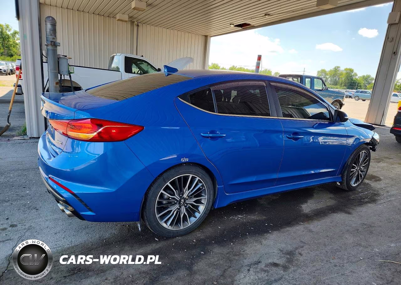 2018 Hyundai Elantra Sport VIN:KMHD04LB8JU519177 - 3
