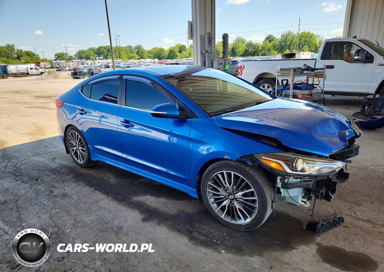 2018 Hyundai Elantra Sport VIN:KMHD04LB8JU519177 - 4