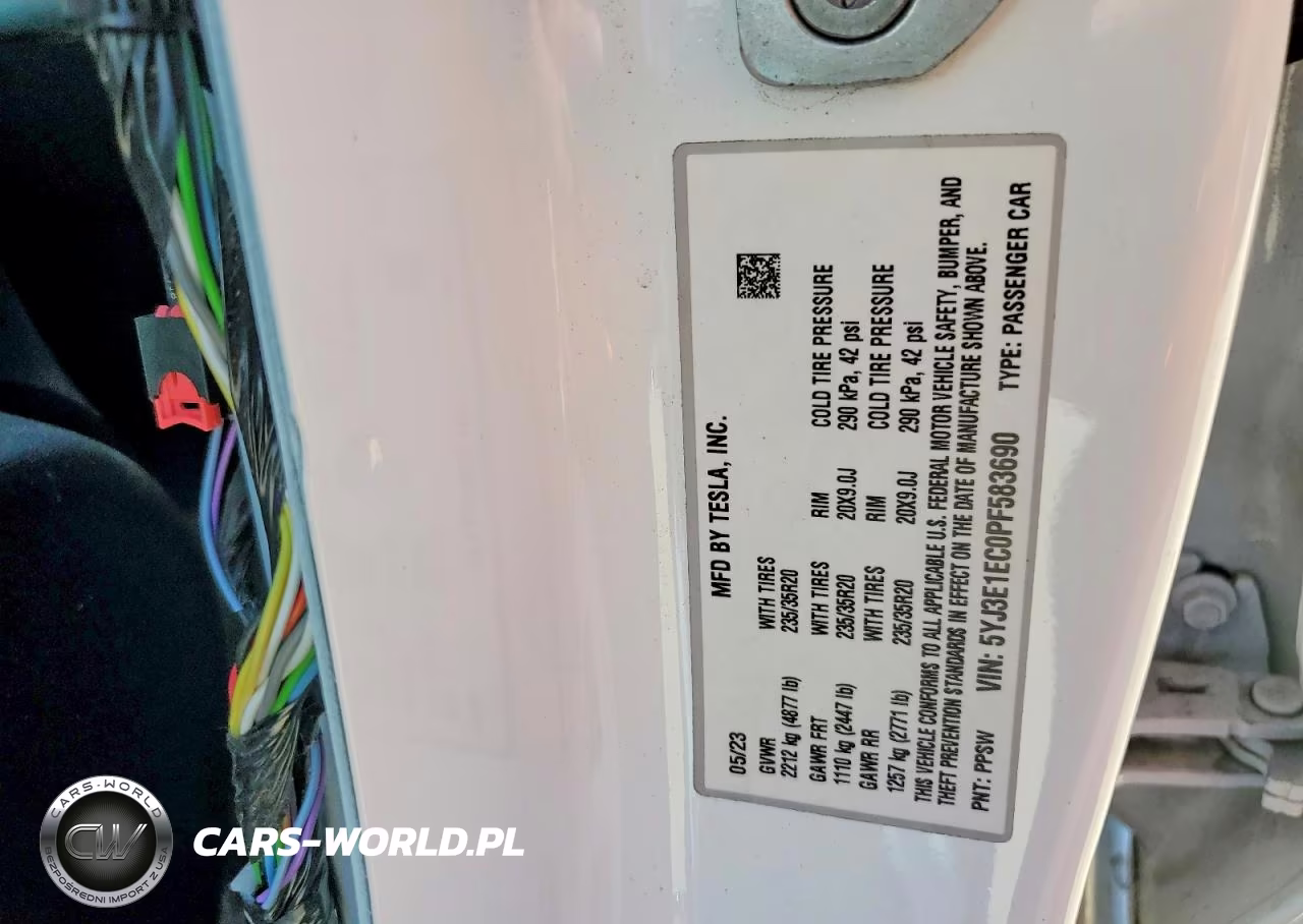 2023 Tesla Model 3 VIN:5YJ3E1EC0PF583690 - 13
