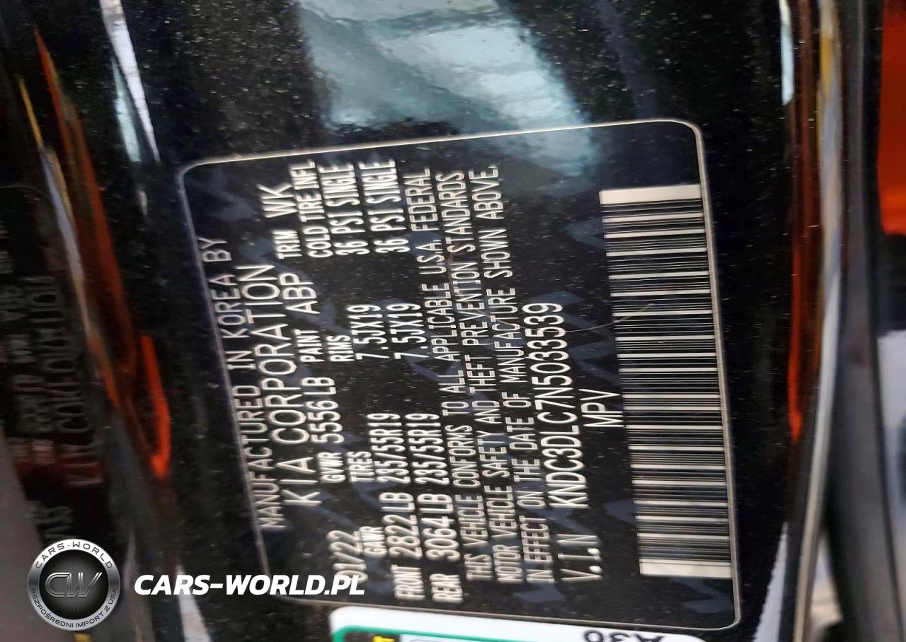 2022 Kia Ev6 Light VIN:KNDC3DLC7N5033539 - 13