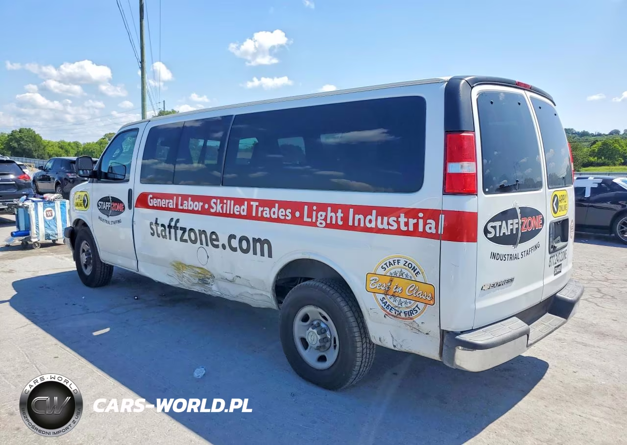 2019 Chevrolet Express G3500 Lt VIN:1GAZGPFG2K1196612 - 2