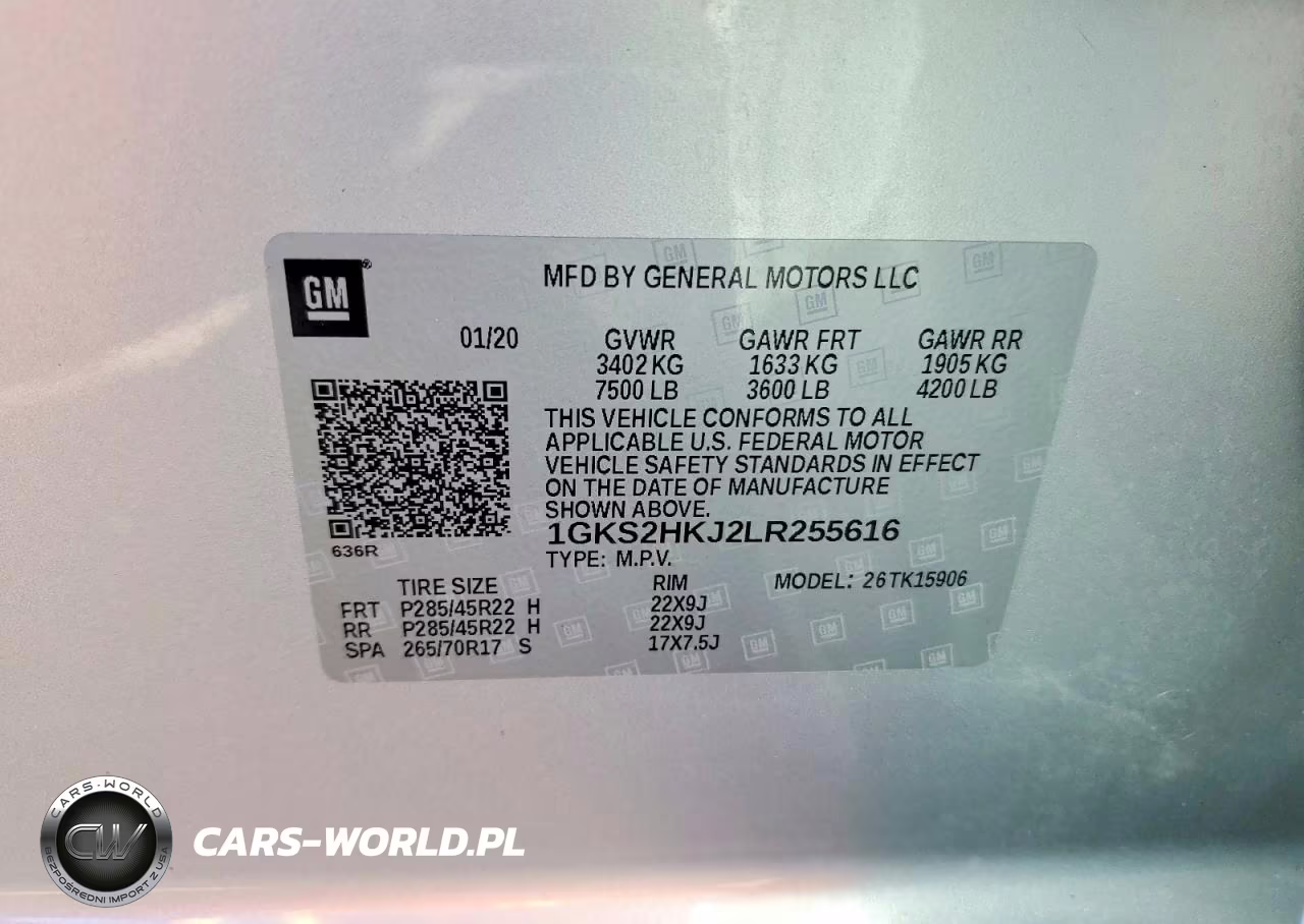 2020 GMC Yukon Xl 4Wd Denali VIN:1GKS2HKJ2LR255616 - 13