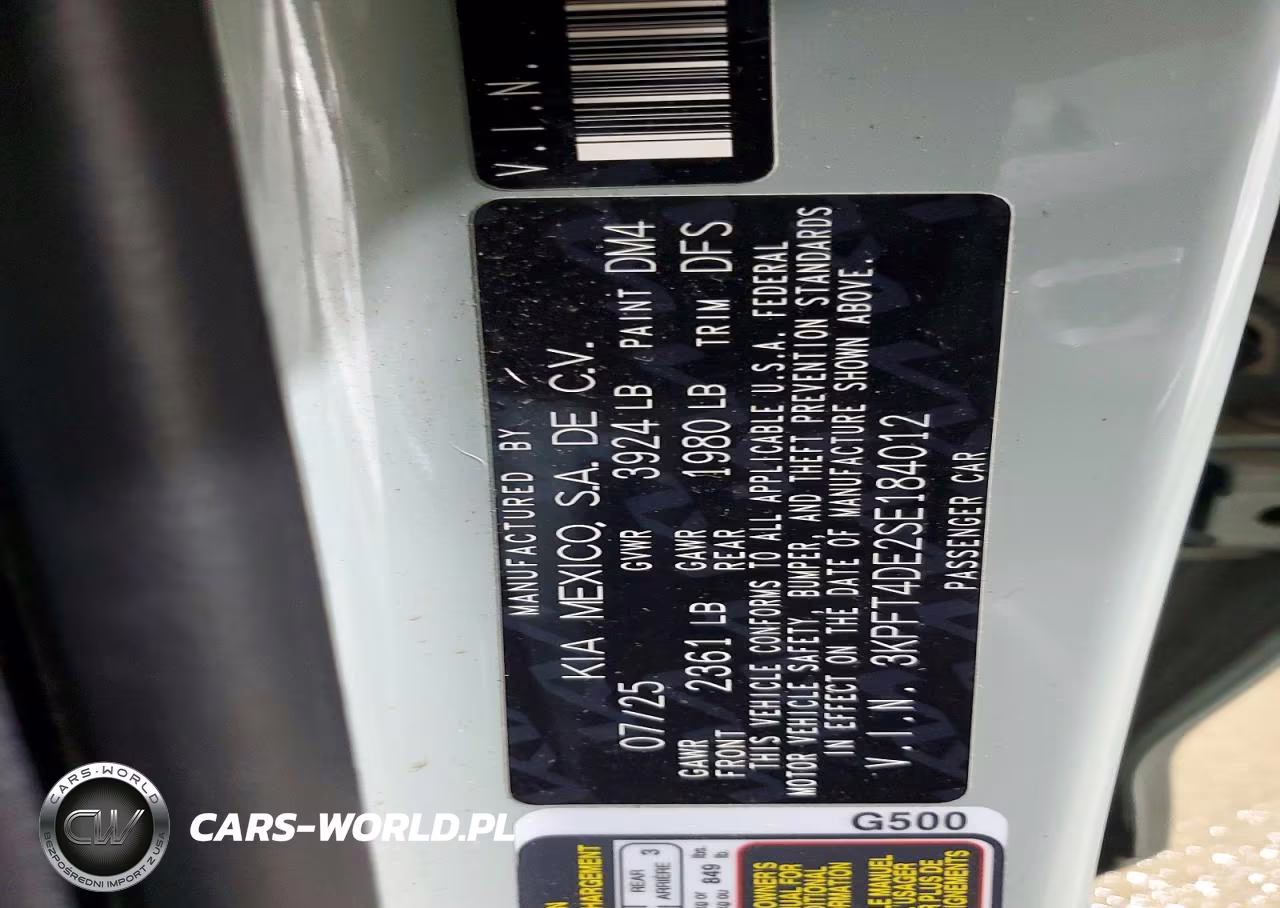 2025 Kia K4 Lxs VIN:3KPFT4DE2SE184012 - 13
