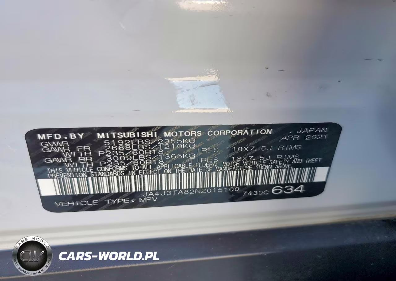 2022 Mitsubishi Outlander Es VIN:JA4J3TA82NZ015100 - 13