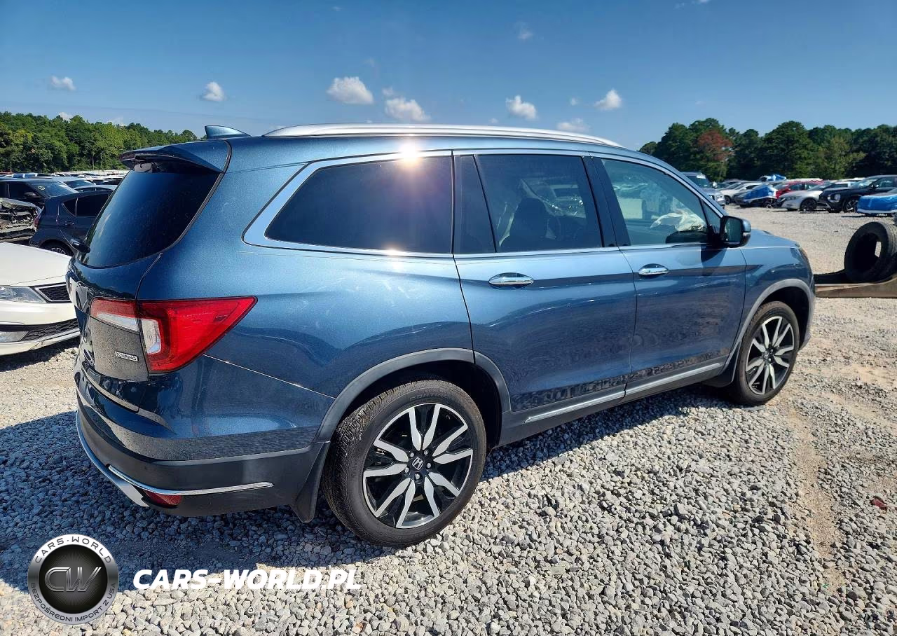 2022 Honda Pilot Touring VIN:5FNYF5H68NB013403 - 3