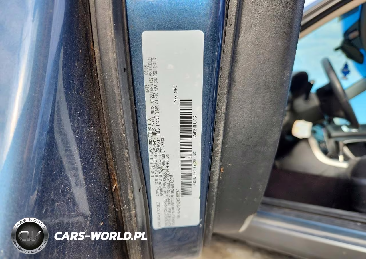2006 Subaru Legacy Outback 2.5I VIN:4S4BP61C867362962 - 13