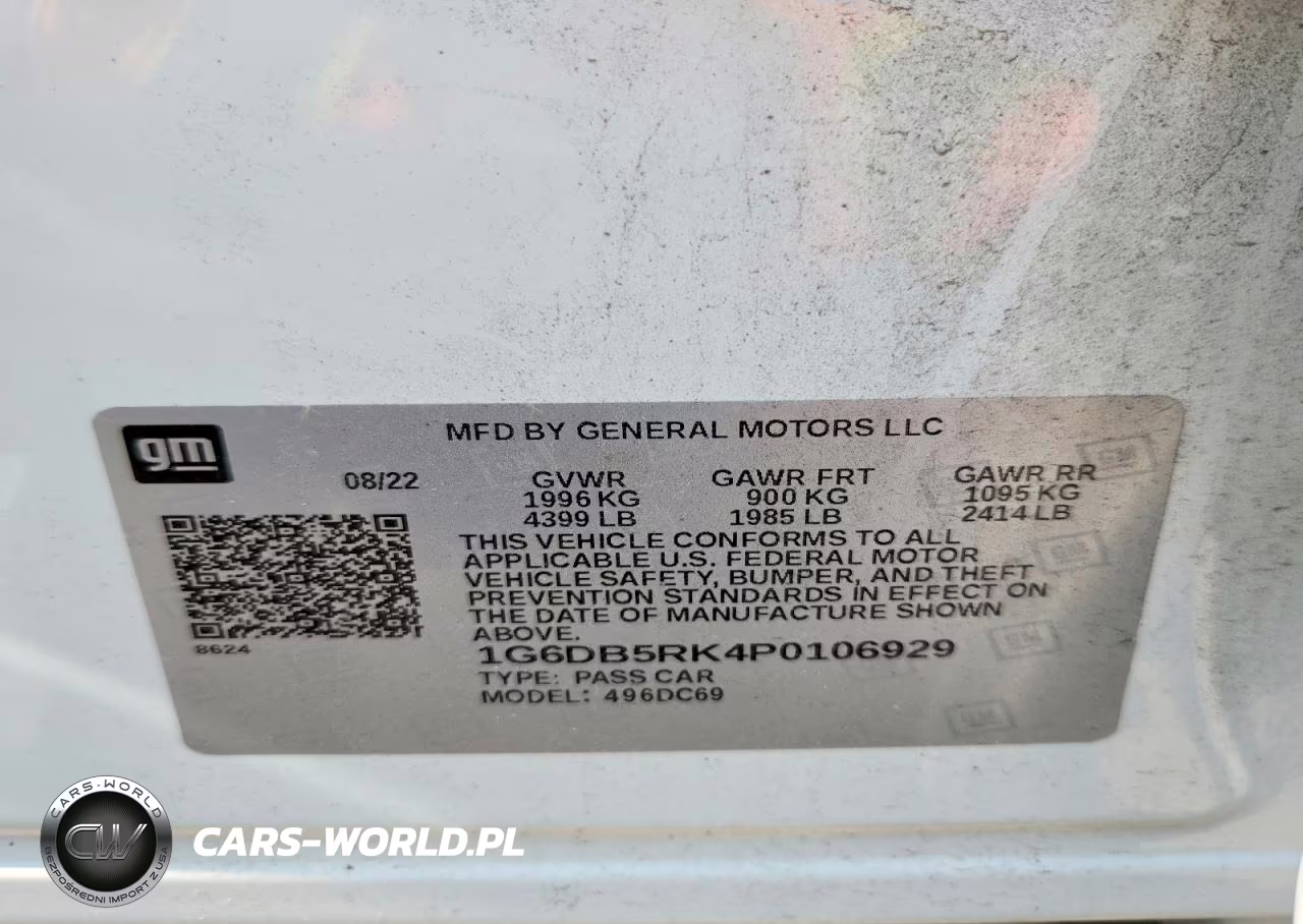 2023 Cadillac Ct4 Premium Luxury VIN:1G6DB5RK4P0106929 - 12