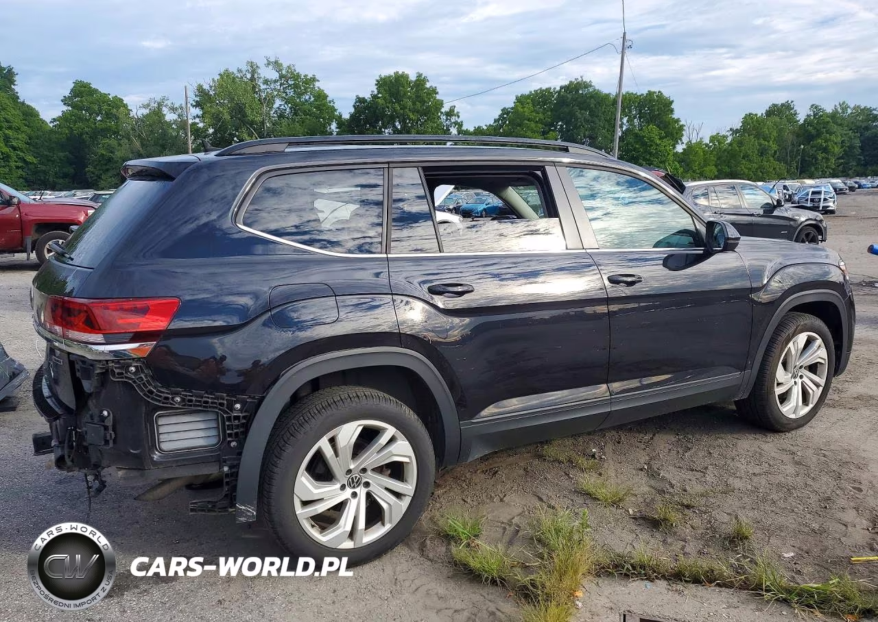 2021 Volkswagen Atlas Se VIN:1V2KR2CA6MC505199 - 3