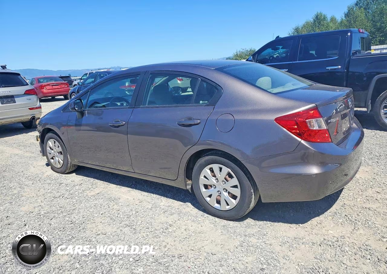 2012 Honda Civic Lx VIN:19XFB2F58CE372944 - 2