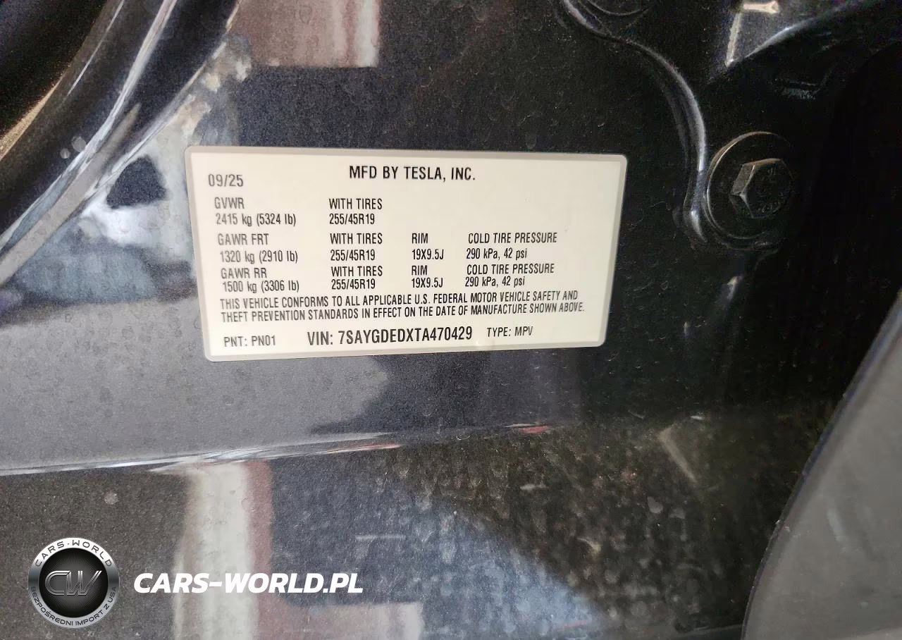 2026 Tesla Model Y VIN:7SAYGDEDXTA470429 - 13