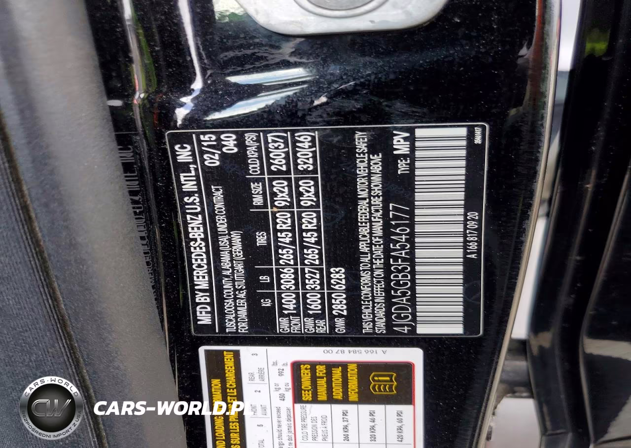 2015 Mercedes-Benz Ml 400 4Matic VIN:4JGDA5GB3FA546177 - 13