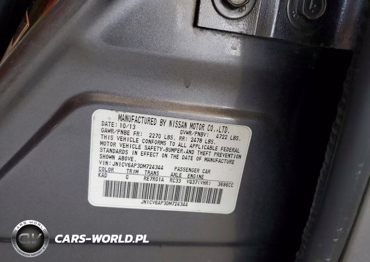 2013 Infiniti G37 Sedan Journey VIN:JN1CV6AP3DM724344 - 12