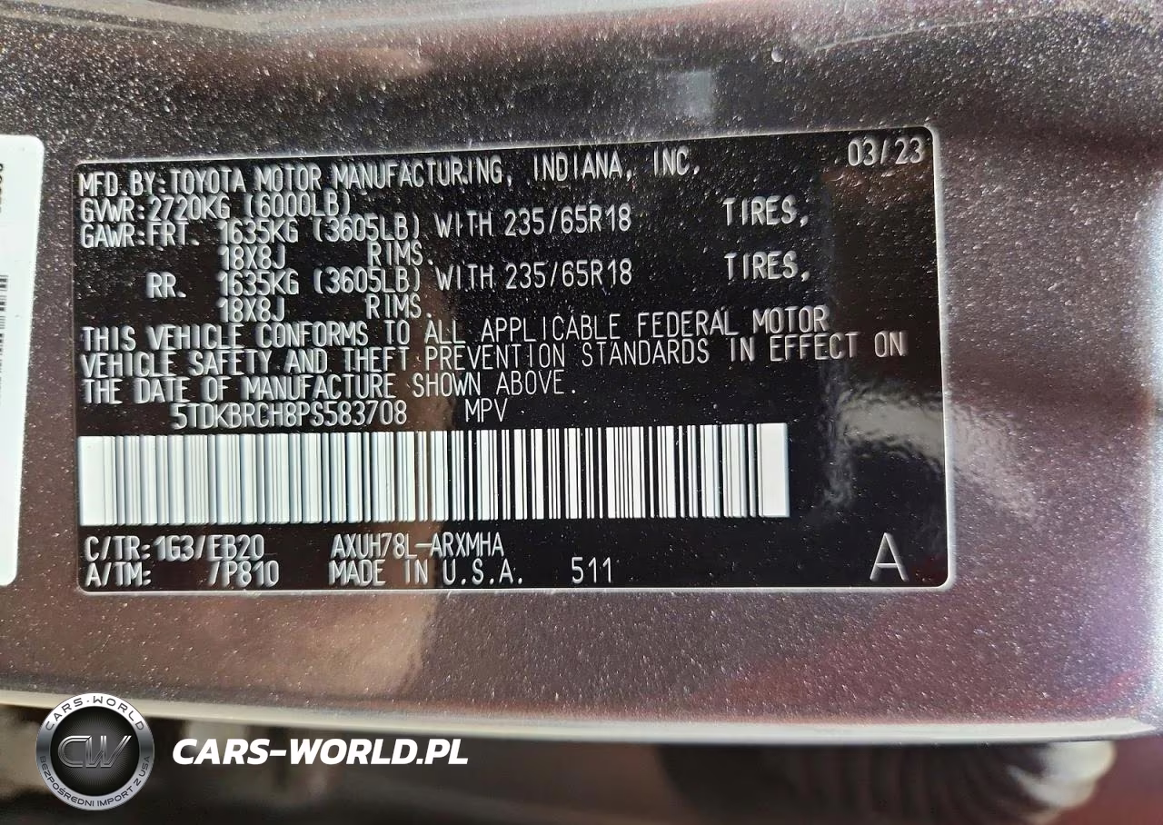 2023 Toyota Highlander Hybrid Xle VIN:5TDKBRCH8PS583708 - 13