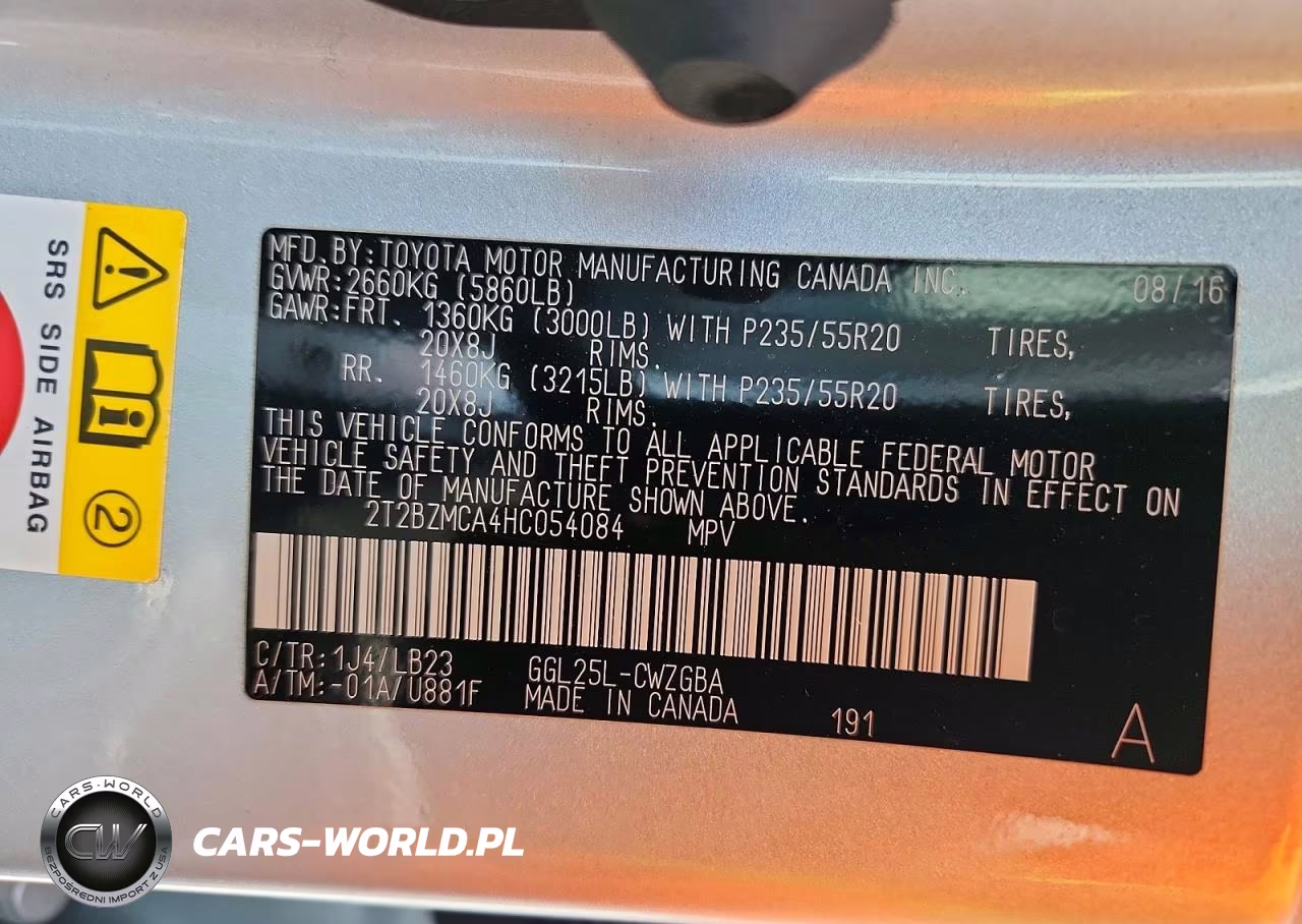 2017 Lexus Rx 350 Base VIN:2T2BZMCA4HC054084 - 13