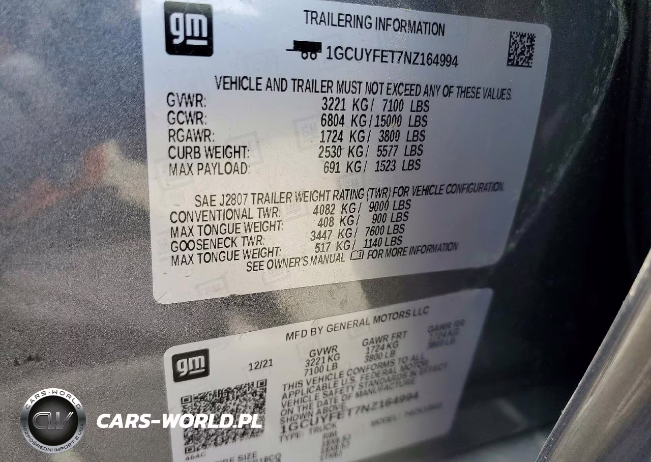2022 Chevrolet Silverado Ltd K1500 Lt Trail Boss VIN:1GCUYFET7NZ164994 - 13