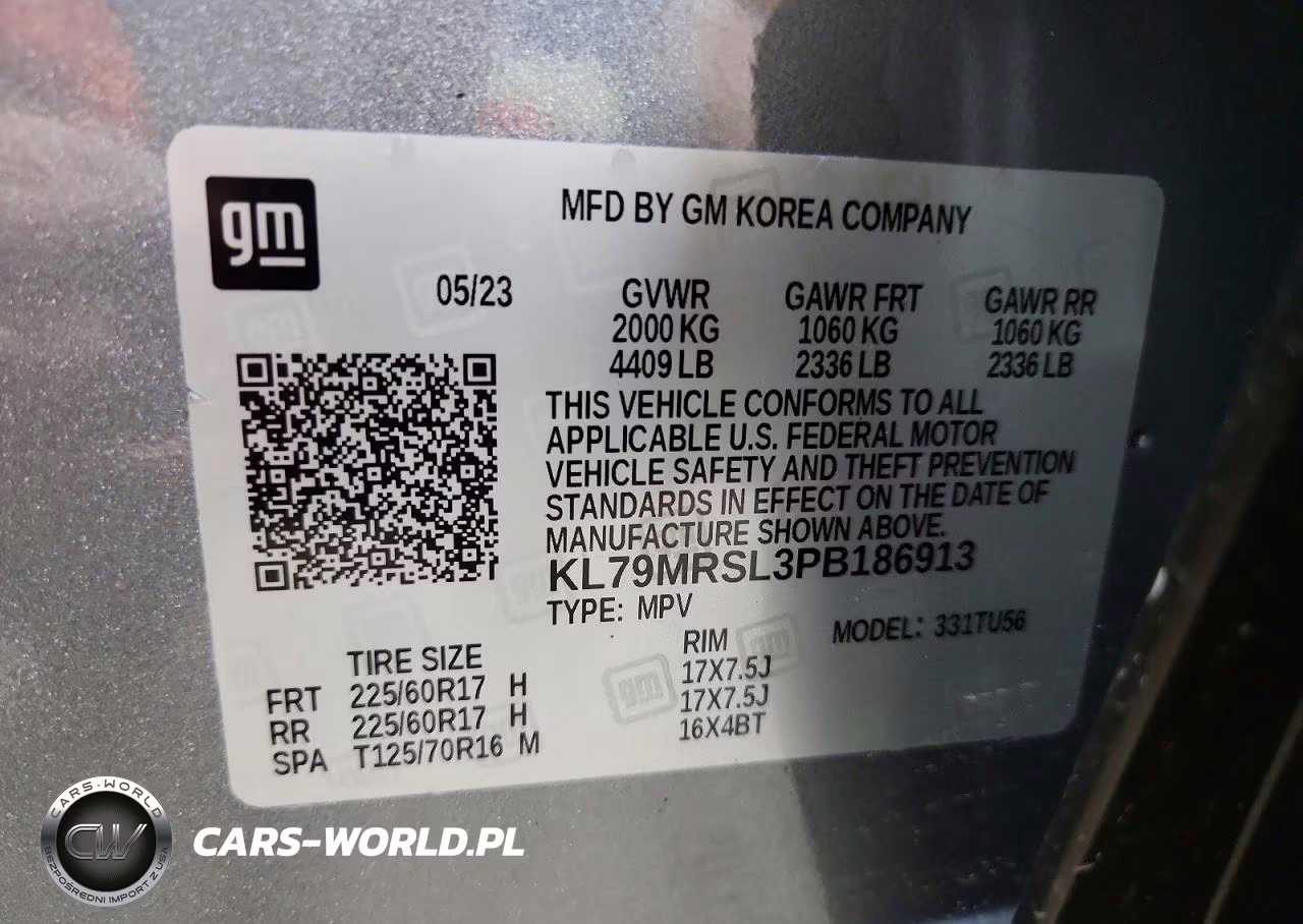 2023 Chevrolet Trailblazer Lt VIN:KL79MRSL3PB186913 - 14