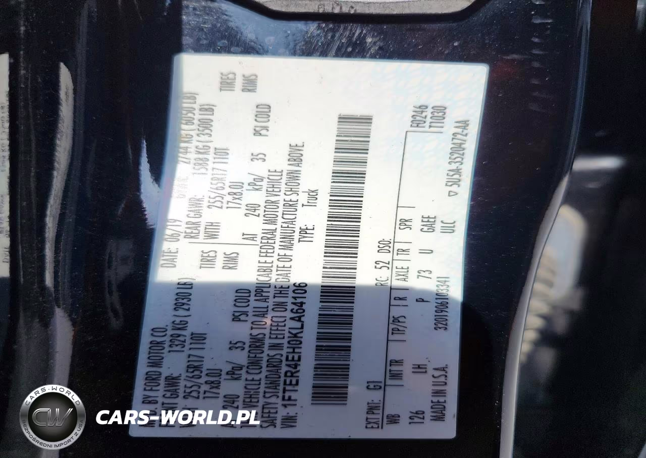 2019 Ford Ranger Xl VIN:1FTER4EH0KLA64106 - 12
