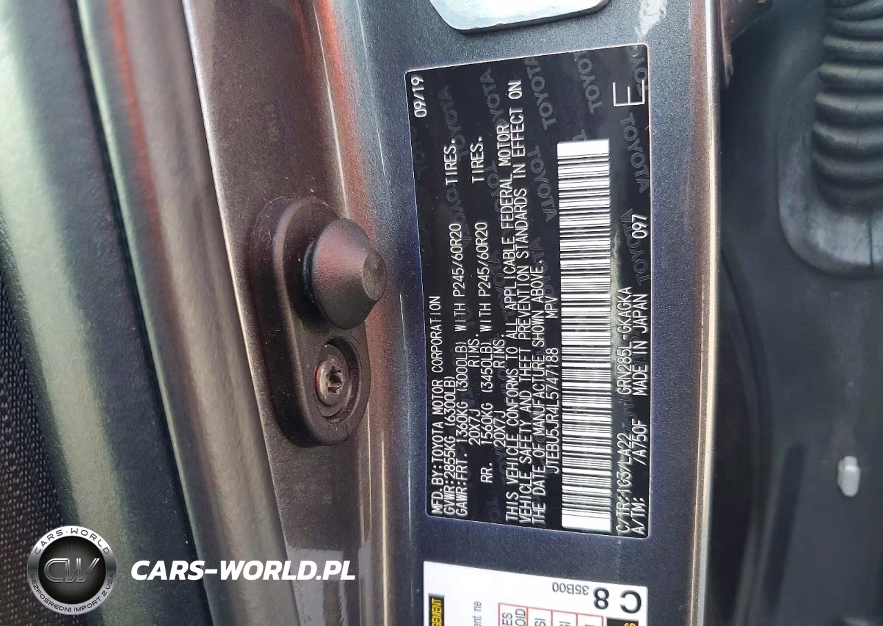 2020 Toyota 4Runner Limited VIN:JTEBU5JR4L5747188 - 14
