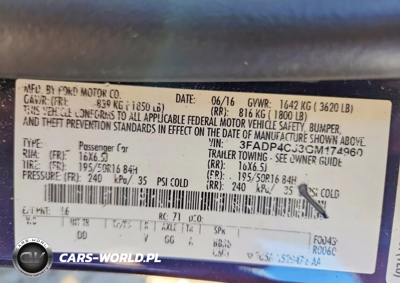 2016 Ford Fiesta Titanium VIN:3FADP4CJ3GM174960 - 12